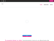 Tablet Screenshot of buenevento.com